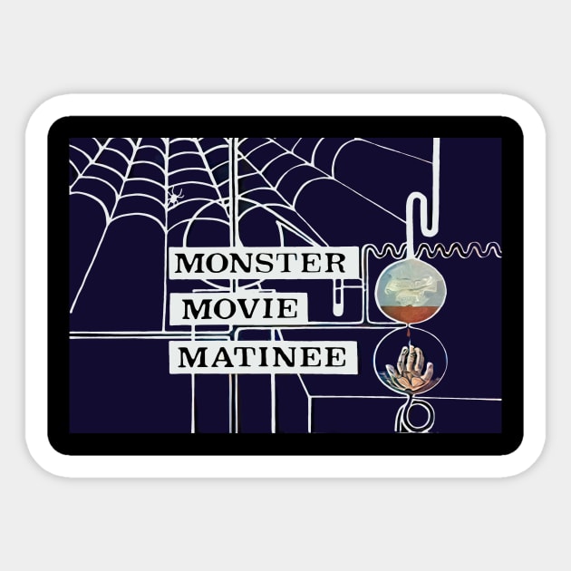 Monster Movie Matinee Sticker by TheZenKozak